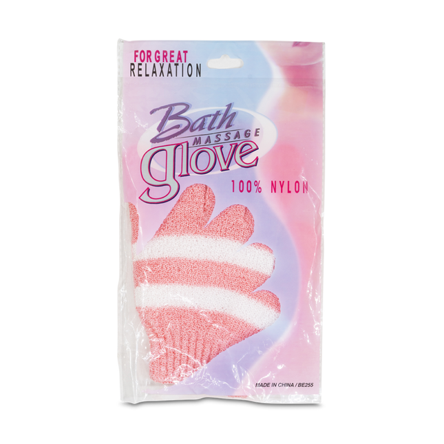 Bath Glove Pink Massage Bath Glove