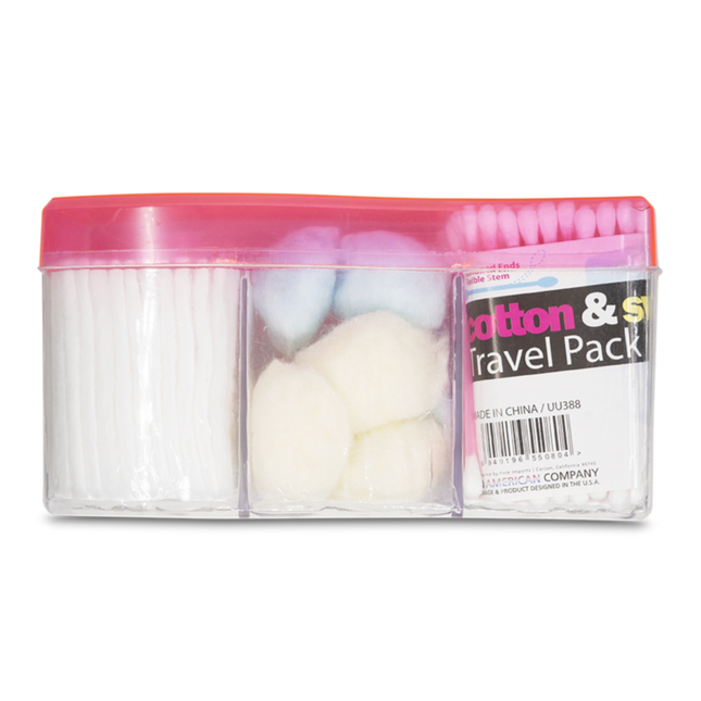 An American Company Travel Pack Cotton Swabs/Q-Tips/Wipes
