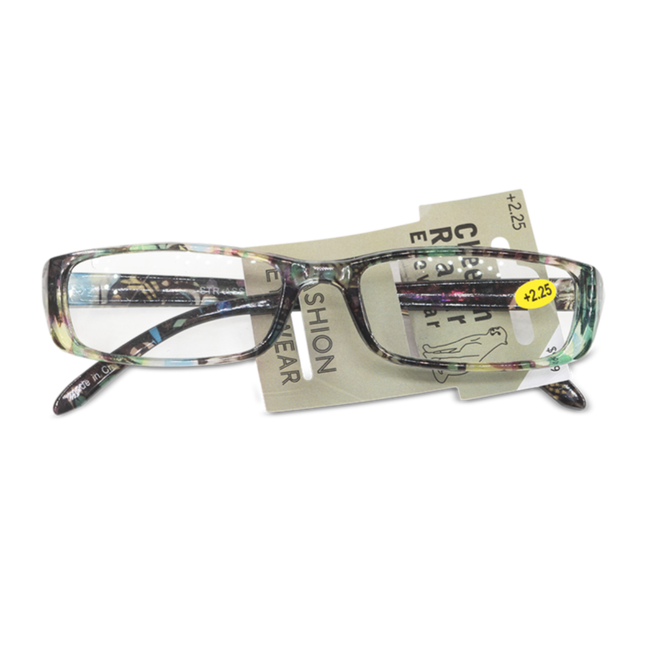 Fashion Eyewear Floral Pattern Frame Glasses