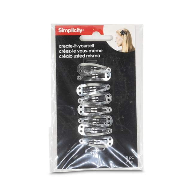 Simplicity 8 Stainless Steel Hair Clips