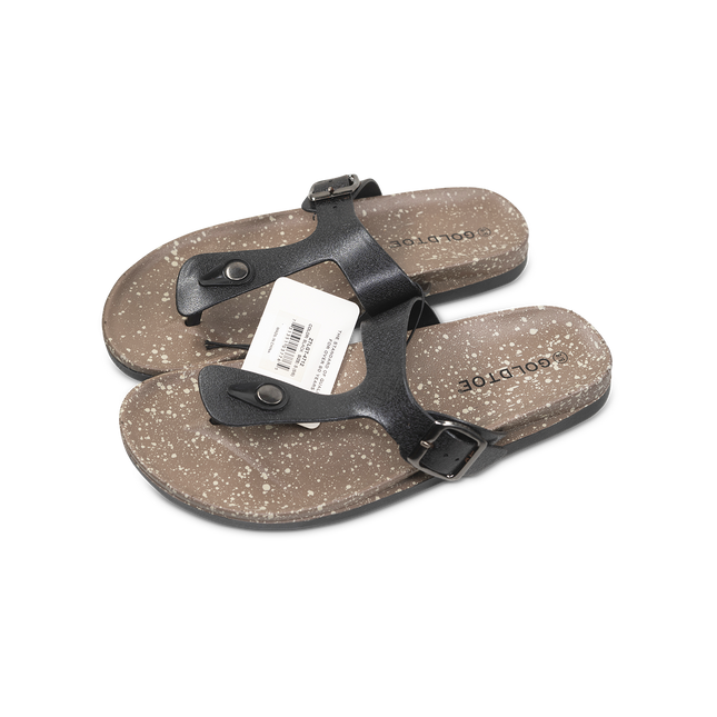 Gold ToeBlack Between toe Comfort Unisex Shoes