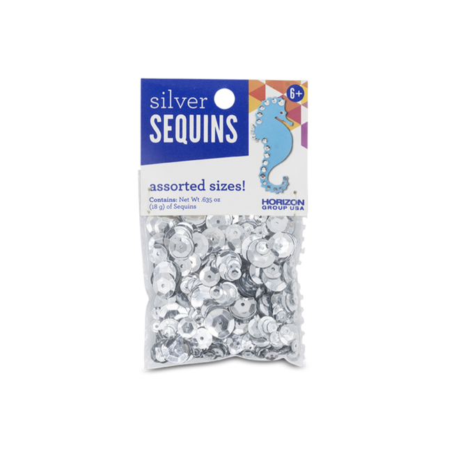 Silver-Sequins