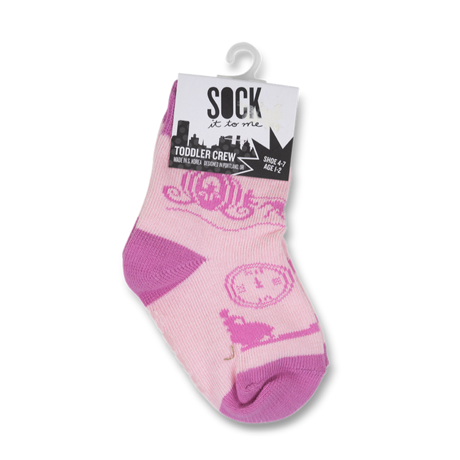 Socks Toddler Pink Crew Socks