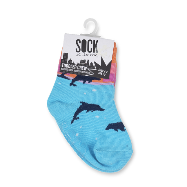 Socks Toddler Blue Crew Socks