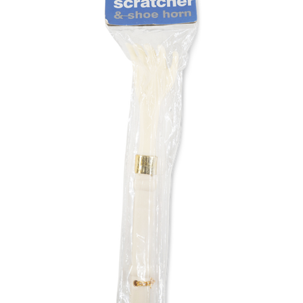 Back Scrather Off White 2 in 1 Shoe Horn and Back Scrather