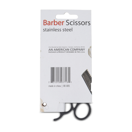 An American Company Black Stainless steel Braber Scissors