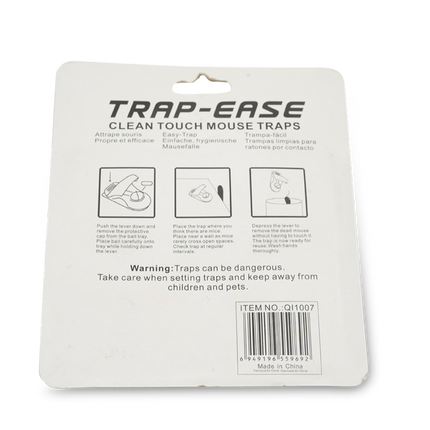 2 Pack Clean Touch Mouse Traps