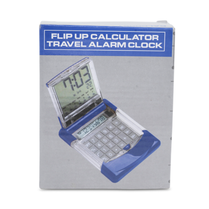 Flip Up Calculator Alarm Clock