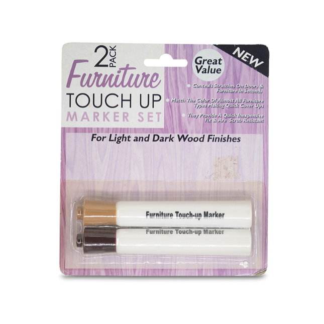 2 pack Furniture Marker Touch Up Set