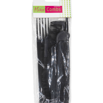 10 pc Pack Of Combs