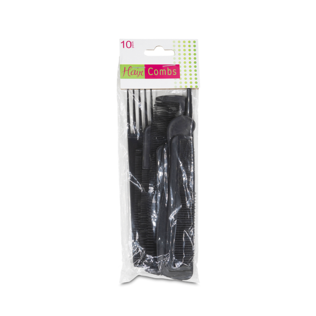 10 pc Pack Of Combs