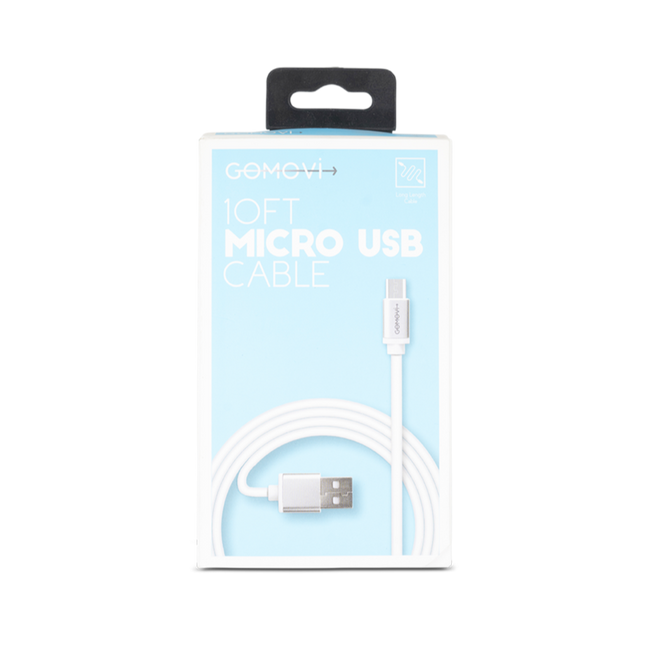 Gomovi 10ft Micro USB Cable