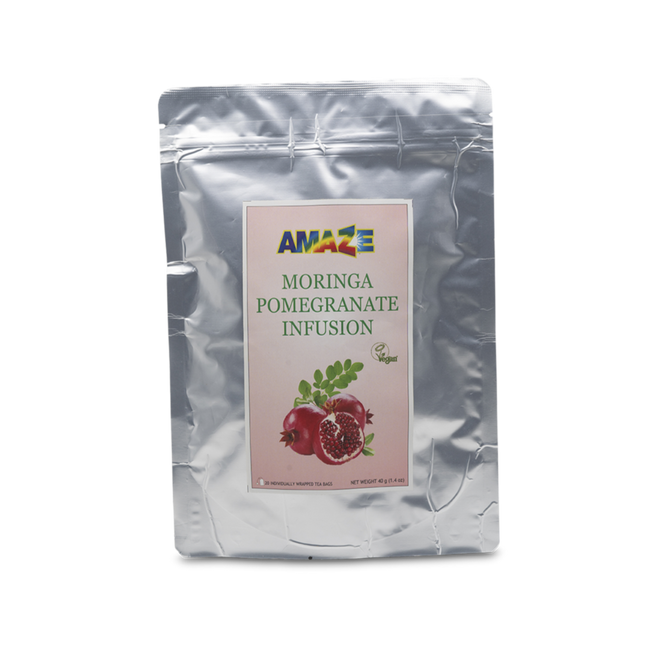 AMAZE Moringa Pomegranate Infusion