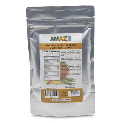 AMAZE Moringa Mango Juice Mix