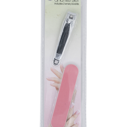 Nail Clipper 3pc Nail Clipper and Emery Board Set