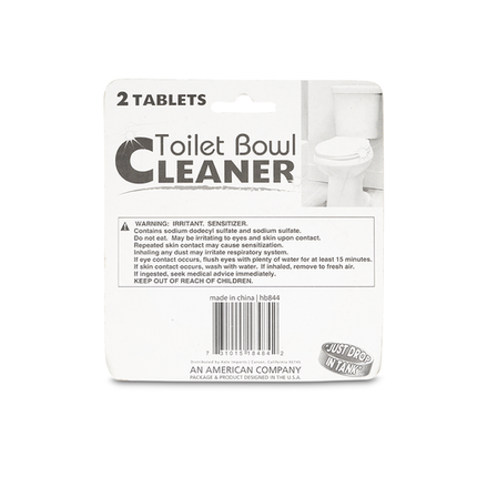 TOILET BOWL CLEANER Toilet Bowl tablet Cleaner 2 pack