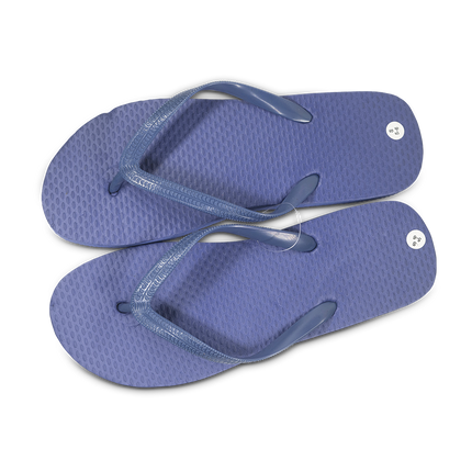 Navy Blue Flip Flops