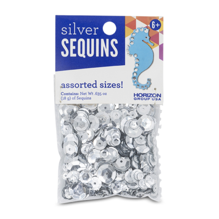 Silver-Sequins