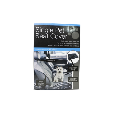 Single Pet Seat Cover