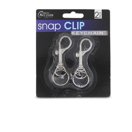 2pc Snap Clip Keychain