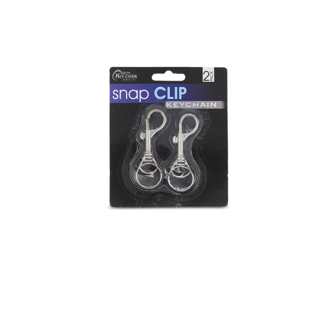 2pc Snap Clip Keychain