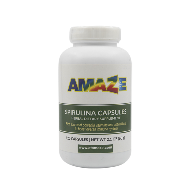 AMAZE Spirulina Capsules