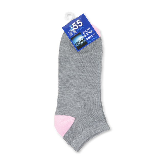 Socks Pink & Grey Sport Socks