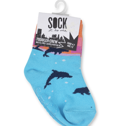 Socks Toddler Blue Crew Socks