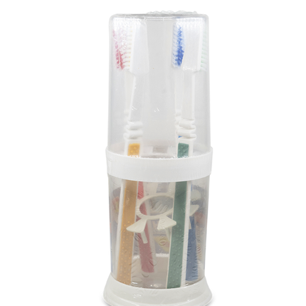 Toothbrush Holder with Toothbrushes