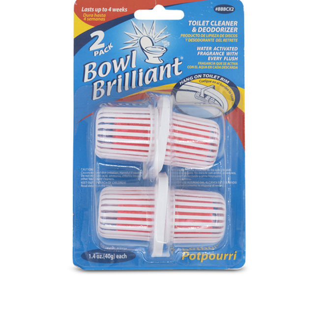 TOILET BOWL CLEANER Bowl Brilliant Toilet Cleaner & Deodorizer